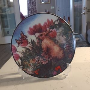 Garden Friends Plate w/ stand